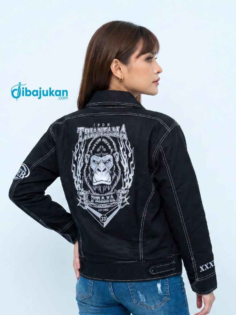 work jacket bahan suede
